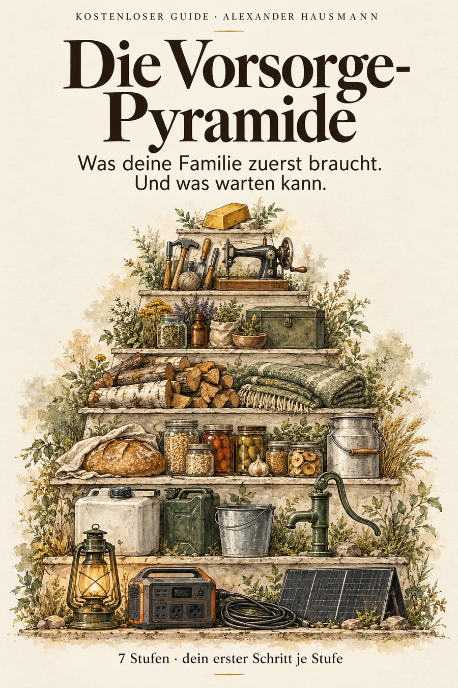 Die Vorsorge- Pyramide · Original-Cover