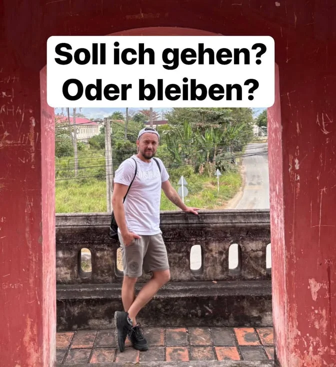 Soll ich gehen? Oder bleiben?